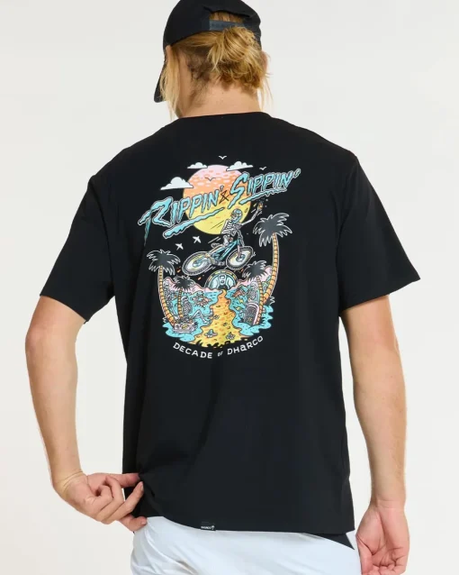 DHaRCO Mens Cotton Tee | Decade of Black