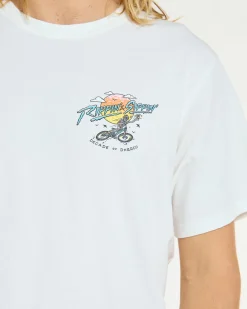 DHaRCO Mens Cotton Tee | Decade of White