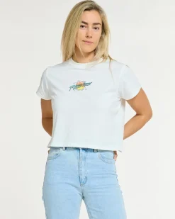 Women DHaRCO Womens Cotton Crop | Decade of White